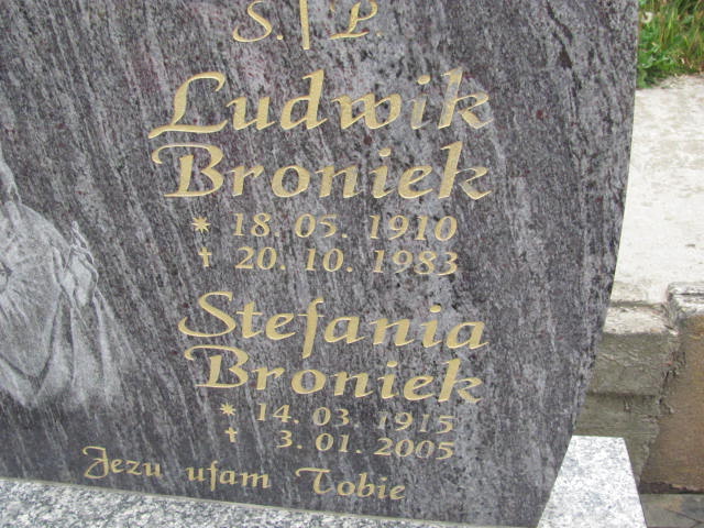 Stefania Broniek 1915 Jastrzębia Tarnowska - Grobonet - Wyszukiwarka osób pochowanych