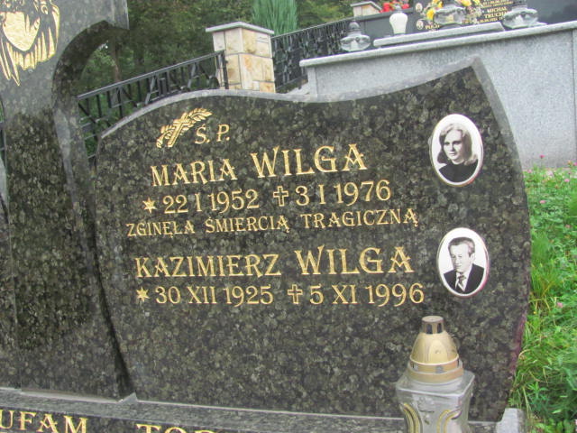 Maria Wilga 1952 Jastrzębia Tarnowska - Grobonet - Wyszukiwarka osób pochowanych