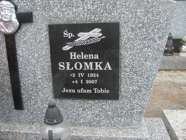 Helena Słomka 1924 Jastrzębia Tarnowska - Grobonet - Wyszukiwarka osób pochowanych