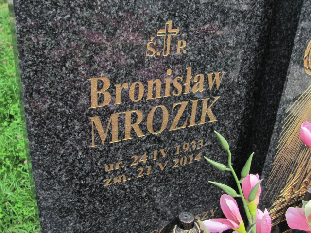 Bronisław Mrozik 1933 Jastrzębia Tarnowska - Grobonet - Wyszukiwarka osób pochowanych